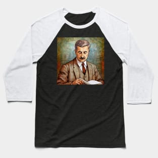 William Faulkner Baseball T-Shirt